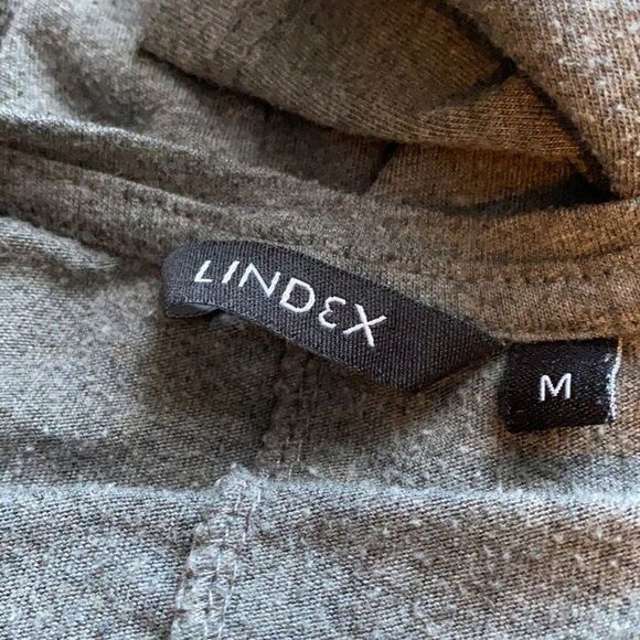 LINDEX Gray 3/4 Sleeve High Low Blouse Crew Neck - Picture 8 of 8